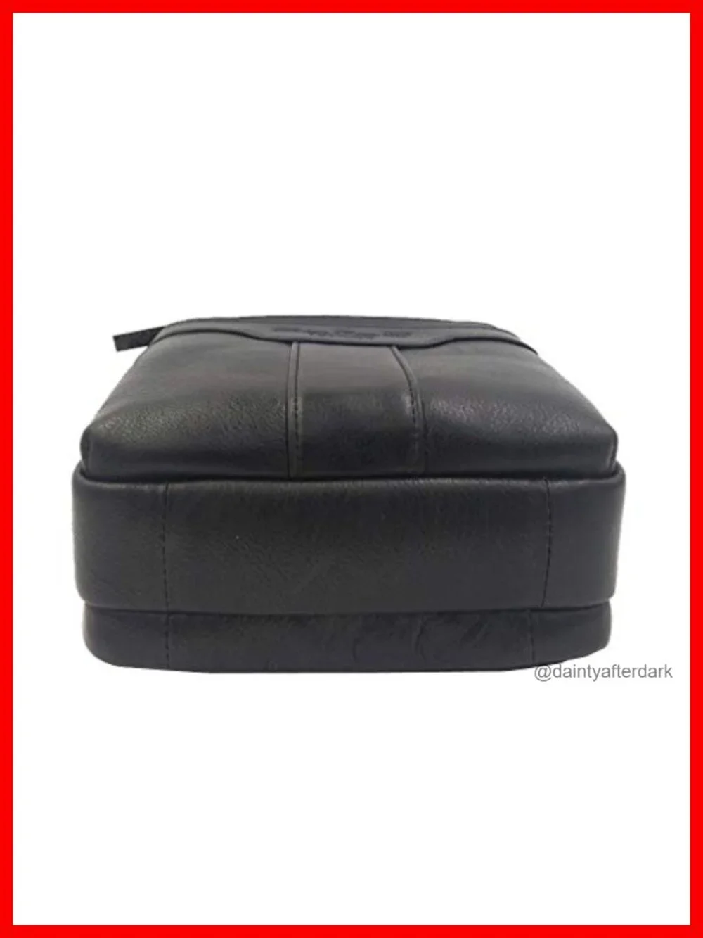 Genuine Leather Small Sling Crossbody Messenger Bag for Men Women Travel